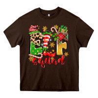 Chocolate Brown elf squad Heavy Core Tee - Zillion Design Studio