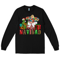Black feliz navidad Spanish Christmas Long Sleeve Tee - Jasminsmagicworld