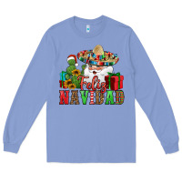 Colony Blue feliz navidad Spanish Christmas Long Sleeve Tee - Jasminsmagicworld