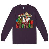 Plum feliz navidad Spanish Christmas Long Sleeve Tee - Jasminsmagicworld