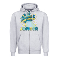Heather Grey boys go to jupiter Zipper Hoodie - MaliasSmallBusiness