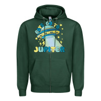 Sports Green boys go to jupiter Zipper Hoodie - MaliasSmallBusiness
