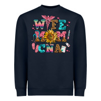 Navy wife mom cna Heavyweight Sweatshirt - AdoDesignShop