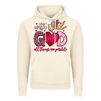 Vintage Artic with god all things are possible Vintage Hoodie - OliviaCreatesArt
