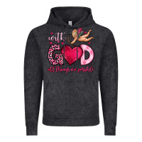Vintage Black with god all things are possible Vintage Hoodie - OliviaCreatesArt