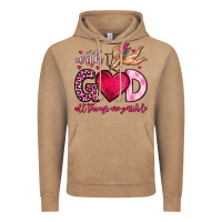 Vintage Coffee with god all things are possible Vintage Hoodie - OliviaCreatesArt