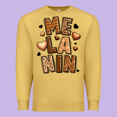 Melanin Premium Sweatshirt Designed By Lillyallendesigns