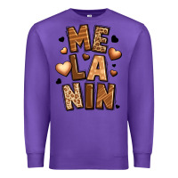 Purple melanin Premium Sweatshirt - LillyAllenDesigns