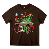 Chocolate Brown you serious clark Heavy Core Tee - Zillion Design Studio