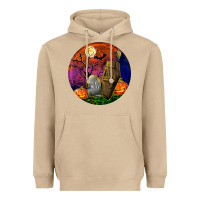 Halloween Round Heavyweight Hoodie | Teevron