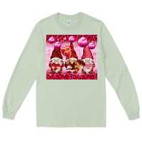 Matcha valentines gnomies with leopard Long Sleeve Tee - NancyCooperArtShop