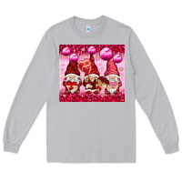 Moon Dust valentines gnomies with leopard Long Sleeve Tee - NancyCooperArtShop