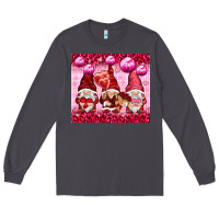 Smoke valentines gnomies with leopard Long Sleeve Tee - NancyCooperArtShop