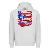 Dove Grey Puerto Rico Baseball Premium Hoodie - Bettercallsaul