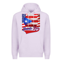 Lilac Puerto Rico Baseball Premium Hoodie - Bettercallsaul