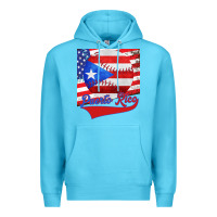 Ocean Blue Puerto Rico Baseball Premium Hoodie - Bettercallsaul