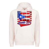 Pale Pink Puerto Rico Baseball Premium Hoodie - Bettercallsaul