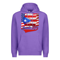 Purple Puerto Rico Baseball Premium Hoodie - Bettercallsaul