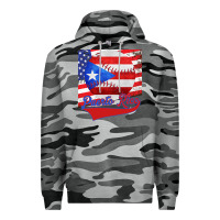 Slate Camo Puerto Rico Baseball Premium Hoodie - Bettercallsaul