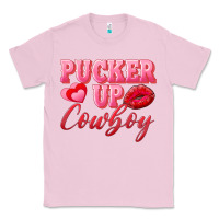 Bubblegum Pink pucker up cowboy Classic Tee - AdoDesignShop
