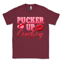 Burgundy pucker up cowboy Classic Tee - AdoDesignShop