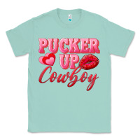 Seafoam pucker up cowboy Classic Tee - AdoDesignShop