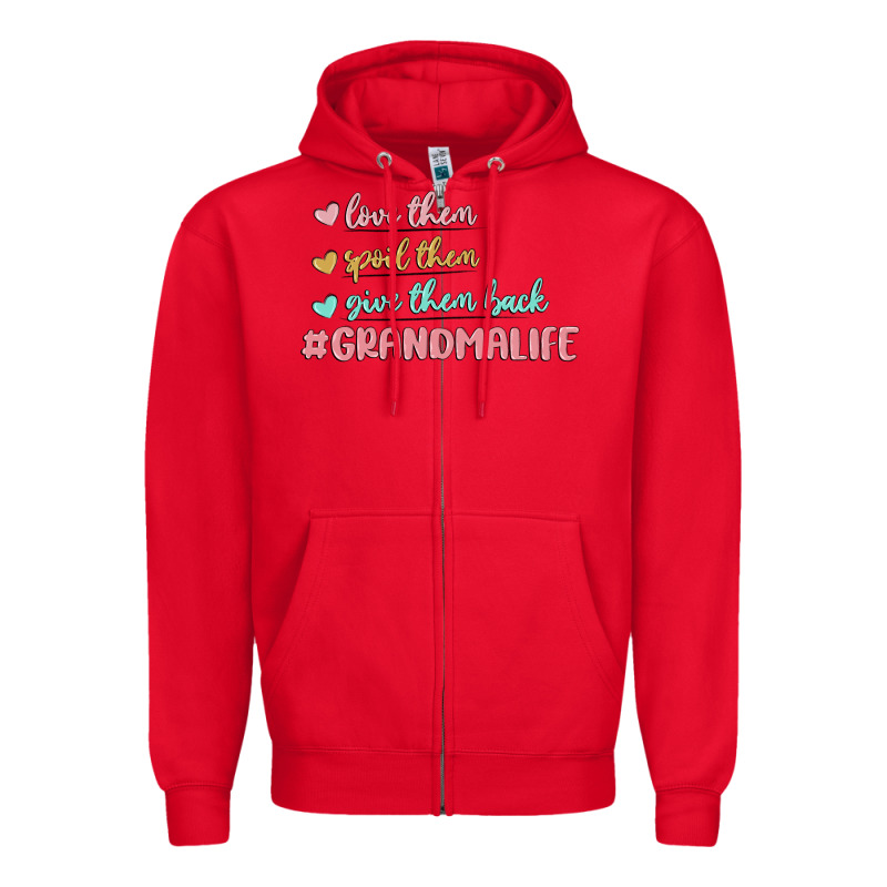 Grandma Life Zipper Hoodie by MaliasSmallBusiness | Teevron