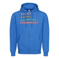 True Royal grandma life Zipper Hoodie - MaliasSmallBusiness