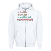 White grandma life Zipper Hoodie - MaliasSmallBusiness