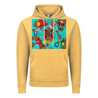 Vintage Mustard firefighter elementary Vintage Hoodie - HRA Design Shop
