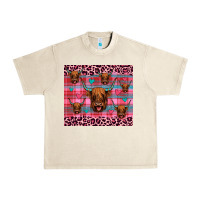 Sandshell highland cow valentines Urban Heavy Tee - JahusDesignShop