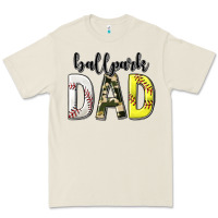 Bone ballpark dad with softball and baseball Premium Tee - texasbilliewilder