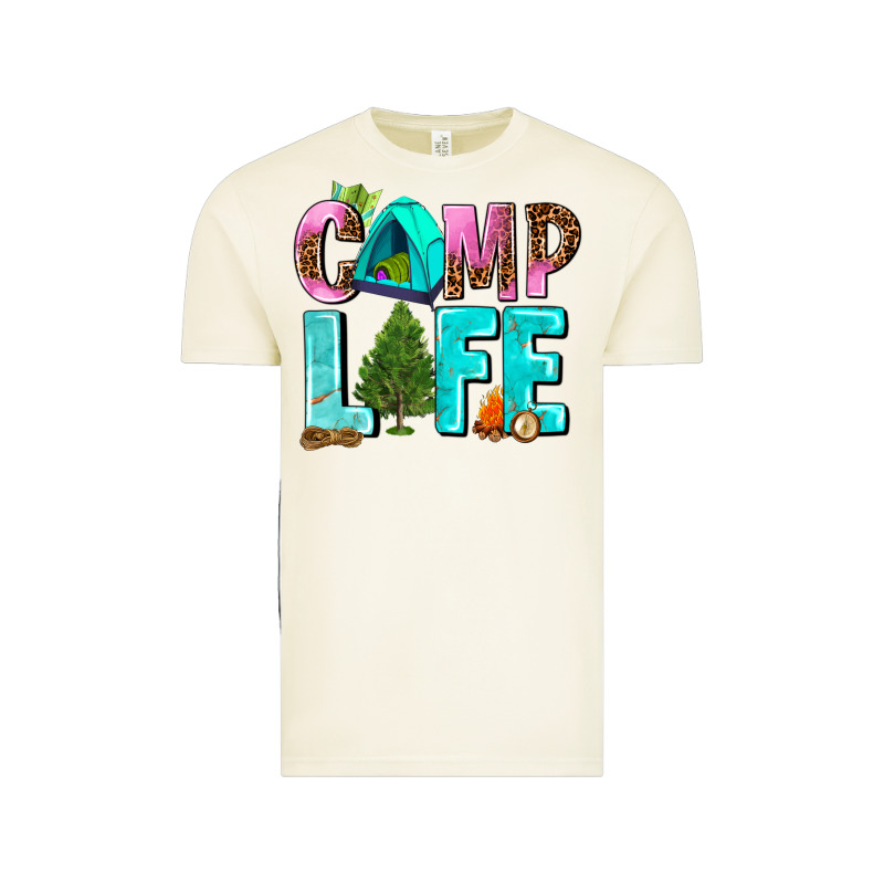 Camp Life Vintage Tee by AdoDesignShop | Teevron