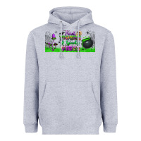 Heather Grey thick thighs and spooky vibes libbey glass Heavyweight Hoodie - BundleAndBundleShop