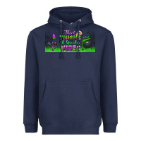 Navy thick thighs and spooky vibes libbey glass Heavyweight Hoodie - BundleAndBundleShop