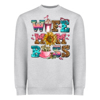 Heather Grey wife mom boss Heavyweight Sweatshirt - AdoDesignShop