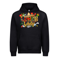 Black cinco de mayo lunch lady Urban Hoodie - CowGirlArtShop