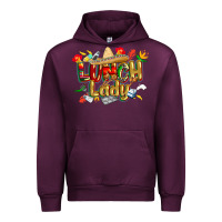 Mauve Wine cinco de mayo lunch lady Urban Hoodie - CowGirlArtShop