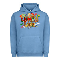 Pigment Pebble Blue cinco de mayo lunch lady Urban Hoodie - CowGirlArtShop