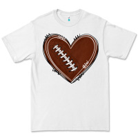 White american football heart Premium Tee - texasbilliewilder