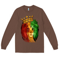 Chestnut Juneteenth Lion King Long Sleeve Tee - LillyAllenDesigns