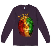 Plum Juneteenth Lion King Long Sleeve Tee - LillyAllenDesigns