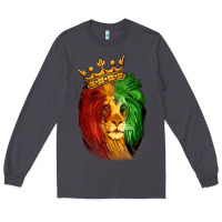 Smoke Juneteenth Lion King Long Sleeve Tee - LillyAllenDesigns