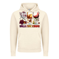 Vintage Artic hallothanksmas halloween thanksgiving  christmas wine Vintage Hoodie - FaDigitalArtStudio