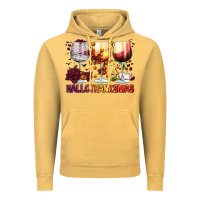 Vintage Mustard hallothanksmas halloween thanksgiving  christmas wine Vintage Hoodie - FaDigitalArtStudio
