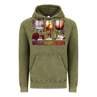 Vintage Olive hallothanksmas halloween thanksgiving  christmas wine Vintage Hoodie - FaDigitalArtStudio