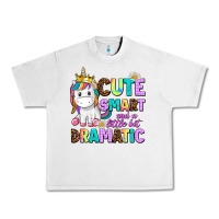 Lunar Rock cute smart and a little bit dramatic unicorn Urban Heavy Tee - AdoDesignShop