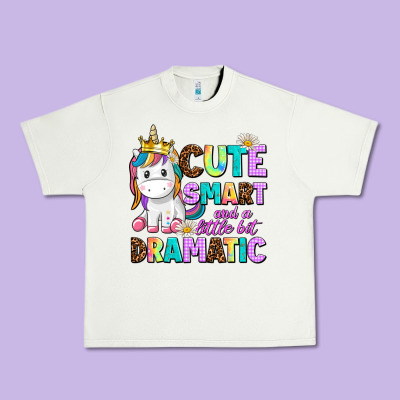 Cute Smart And A Little Bit Dramatic Unicorn Urban Heavy Tee Designed By Adodesignshop