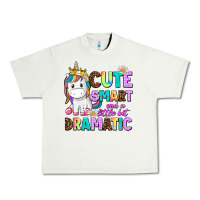 Pistachio cute smart and a little bit dramatic unicorn Urban Heavy Tee - AdoDesignShop