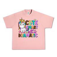 Salmon cute smart and a little bit dramatic unicorn Urban Heavy Tee - AdoDesignShop